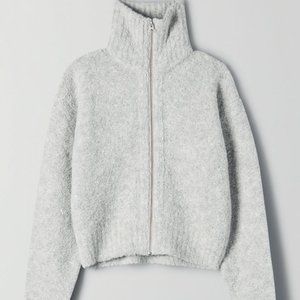 Marilyn Sweater Light Grey - Wilfred Free Aritzia